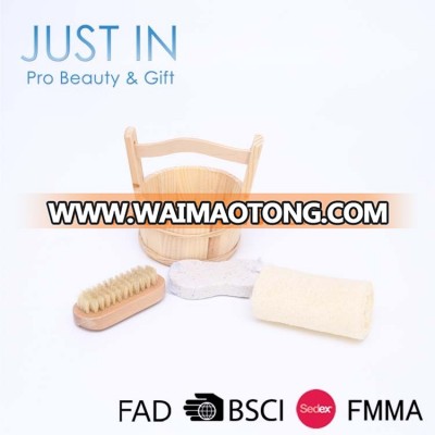 3PCS Cheap Bath SPA Gift Set For Sale Include Bath Sponge Body Brush Pumice Stone Foot File